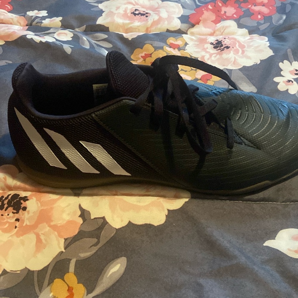 Indoor soccer cleats.